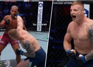 20 sekund! Iwo Baraniewski błyskawicznie znokautował Mahameda Aly’ego w walce o kontrakt z UFC!