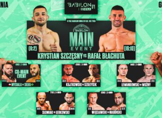 Dziś Babilon MMA 54 w Grudziądzu! Błachuta nie zrobił wagi na walkę o pas, ale i tak zamierza wykoleić Szczęsnego