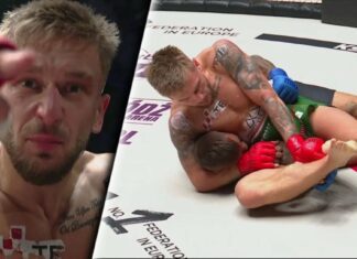 Fenomenalny debiut w KSW! Sebastian Decowski poddał Przemysława Górnego kluczem na rękę
