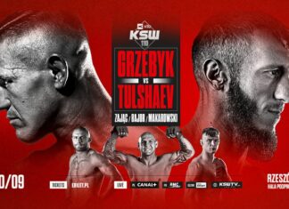 XTB KSW 110: Grzebyk vs Tulshaev – wyniki gali