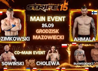 STRIFE 15: Odzimkowski vs Ahmala – wyniki gali