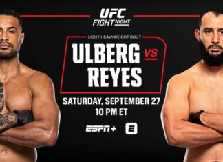 UFC Fight Night: Ulberg vs Reyes – wyniki gali