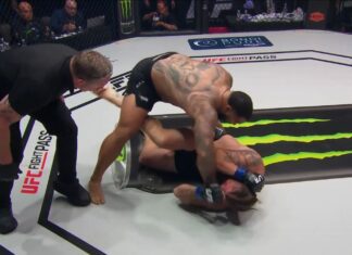 Złoty medalista olimpijski w zapasach, Gable Steveson, udanie zadebiutował w MMA (WIDEO)