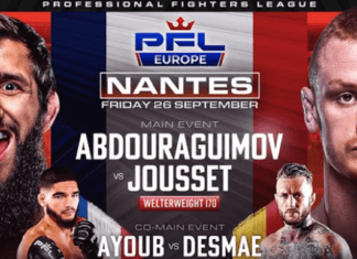 PFL Europe 3: Nantes 2025: Abdouraguimov vs Jousset – karta walk, transmisja gali z udziałem Ciepłowskiego