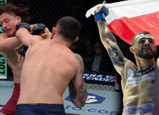 Błyskawiczne zwycięstwo Cezarego Oleksiejczuka! Polak znokautował rywala w walce o kontrakt z UFC! cezary oleksiejczuk ufc win