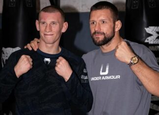 Mateusz Gamrot wspiera Roberta Ruchałę w Paryżu przed debiutem w UFC