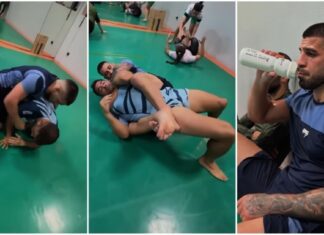 „Co by się wydarzyło, jeśli…” Ilia Topuria z niespodziewaną wizytą w klubie MMA (WIDEO)