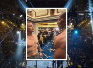Iwo Baraniewski twarzą w twarz z rywalem przed walką o kontrakt z UFC