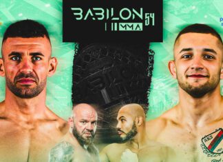 Babilon MMA 54 w Grudziądzu. Kiedyś oglądał walki rywala w KSW, teraz będzie z nim walczył o pas Babilon MMA!