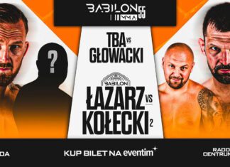 KPS Food & Elmas Babilon MMA 55 – wielki rewanż Kołecki vs Łazarz odbędzie się 21 listopada w Radomiu