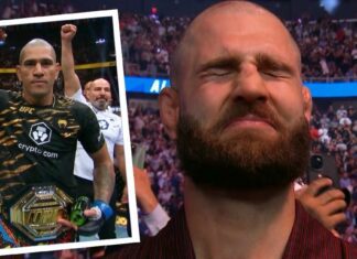Łzy radości Jiri`ego Prochazki podczas triumfu Pereiry na UFC 320 (WIDEO)
