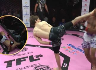 Padł jak rażony piorunem! Perfekcyjna obrotówka na TFL 35 (WIDEO)