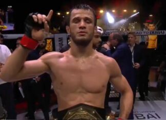 Usman Nurmagomedov nie do zatrzymania! Niepokonany 27-latek pokonał Paula Hughesa