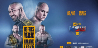XTB KSW 111: De Fries vs Vojčák – karta walk, informacje o transmisji gali