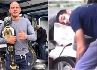 „Tak jak powiedział Ankalaev, wróciłem do…” Alex Pereira odwiedził dawne miejsce pracy (WIDEO)