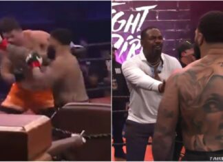 Gable Steveson błyskawicznie nokautuje na gali Dirty Boxing na oczach Jona Jonesa (WIDEO)