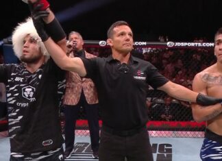 Umar Nurmagomedov pokonał Mario Bautistę przez jednogłośną decyzję na gali UFC 321! ufc 321 nurmagomedov bautista