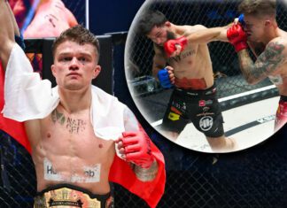Fenomenalny Patryk Kaczmarczyk tymczasowym mistrzem KSW! Adam Soldaev pokonany!