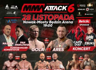 MMA ATTACK 6: Gola vs Błeszyński – wyniki gali