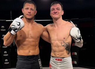 Sebastian Przybysz na treningach w UFD Gym