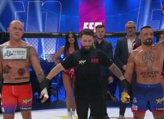 Mateusz Janur udusił Tomasza Ostrowskiego i został nowym mistrzem FEN w wadze średniej! fen 60 janur ostrowski