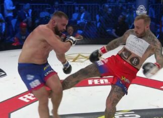 Dominik Zadora pokonał Tomasza Gromadzkiego w formule K-1 na gali FEN 60 fen 60 zadora gromadzki
