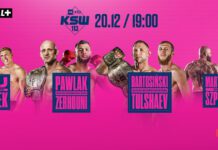 XTB KSW 113: Bartosiński vs Tulshaev – wyniki gali KSW 113 wyniki gali