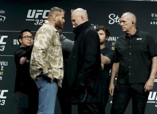 Jan Błachowicz i Bogdan Guskov twarzą w twarz przed walką na UFC 323 (WIDEO)