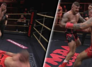 GROMDA 23: SIWOLLO znokautował RAGING BULLA w drugiej rundzie walki na gołe pięści! gromda 23 siwollo raging bull