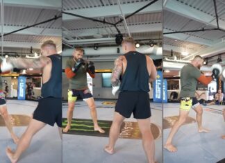 Jan Błachowicz szlifuje formę na macie UFC Performance Institute (WIDEO)