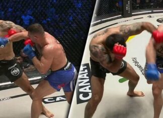 Marcin Wójcik udanie zadebiutował w wadze ciężkiej! Polak pokonał Augusto Sakaia na XTB KSW 113 ksw 113 wojcik sakai