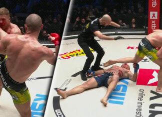 Fenomenalny Andi Vrtačić! Mateusz Gola mocno znokautowany wysokim kopnięciem!