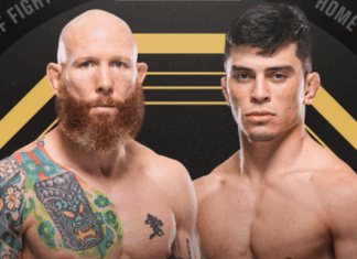 Josh Emmet kontra Kevin Vallejos walką wieczoru marcowej gali UFC