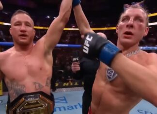 Gaethje zdradza co powiedział Pimblettowi po walce na UFC 324. „Spójrz na swoją twarz skur*ielu”
