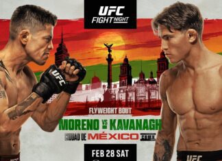 Gdzie oglądać UFC Fight Night 268: Moreno vs Kavanagh – rozpiska, transmisja