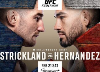 Gdzie oglądać UFC Fight Night 267: Strickland vs Hernandez – rozpiska, transmisja