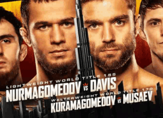 PFL Road to Dubai: Nurmagomedov vs Davis – karta walk, informacje o transmisji gali
