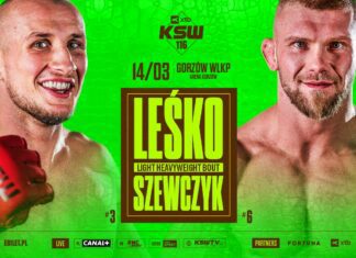 Bartosz Leśko zmierzy się z Bartoszem Szewczykiem na gali XTB KSW 116