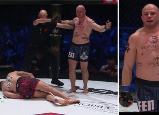 Nokaut w 22 sekundy! Michał Hir brutalnym sierpem posłał Krystiana Szczęsnego na deski
