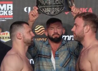 Szymon Kołecki blisko 17 kilogramów lżejszy od Stuarta Austina! Wyniki ważenia przed Babilon MMA 57
