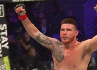 Dominacja w walce wieczoru PFL Pittsburgh. Johnny Eblen udusił Bryana Battle’a (WIDEO) PFL JOHNNY EBLEN WIN