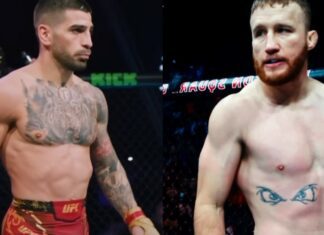 „Nigdy nie pójdę po obalenie”. Topuria odpowiedział na słowa Gaethje’ego