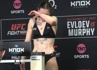 Zawodniczka UFC zalała się łzami po zrobieniu wagi. Rywalka przekroczyła wagę o 4 kg, a walkę odwołano
