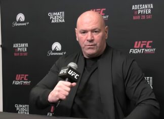 Dana White komentuje przegraną Israela Adesanyi. „Wyglądał dobrze”