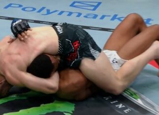 Ion Cutelaba poddał Oumara Sy! Były zawodnik KSW uduszony w pierwszej rundzie (WIDEO) ufc ion cutelaba oumar sy