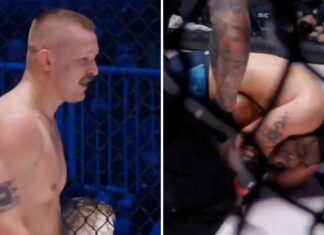 Bartłomiej Gładkowicz poddał Andresa Ramosa duszeniem zza pleców! Trzecia wygrana z rzędu Polaka (WIDEO)