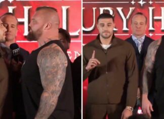 „Bestia” zawalczy w boksie. Eddie Hall i Tommy Fury pierwszy raz twarzą w twarz (WIDEO)