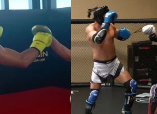 Sean Strickland w sparingu przed walką mistrzowską na UFC 328 (WIDEO)