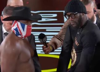 18 kilogramów różnicy! Deontay Wilder i Derek Chisora twarzą w twarz przed walką w Londynie (WIDEO)