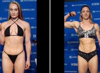 Wiktoria Czyżewska i Sara Luzar Smajic gotowe na sobotnią walkę o pas KSW. Zawodniczki poniżej limitu (WIDEO)